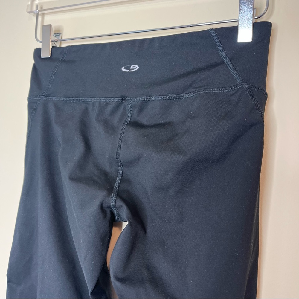 Champion C9 DuoDry Black with Mesh Detail Leggings Size M - Picture 13 of 14